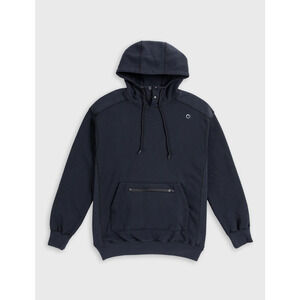 Origin OG Heavy Hoodie High Neck Hoodie Black Snap Button Zipper Pocket Mens MED